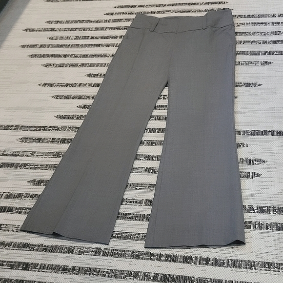 Alice + Olivia Pants Trousers Grey Slim Fit & Wide Leg Made in USA Italian Wool - Picture 3 of 8
